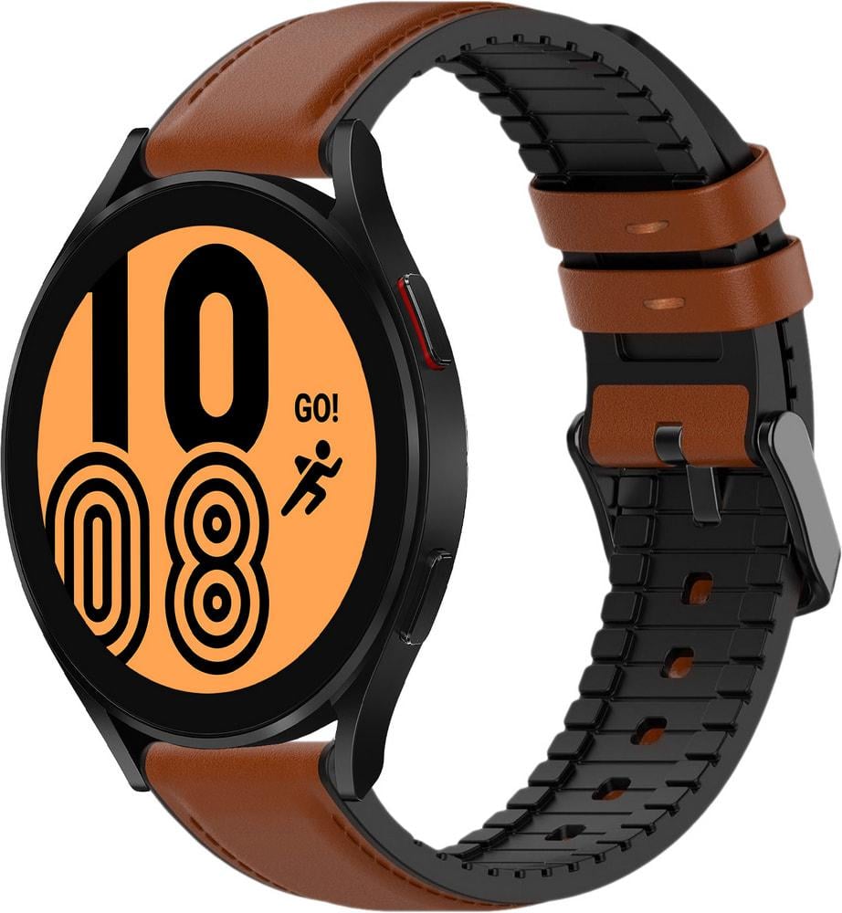 Ремінець шкіряний Tamyx для Galaxy Watch 4 44 мм Brown (31585-30) Ремінець шкіряний Tamyx для Galaxy Watch 4 44 мм Brown (31585-30)