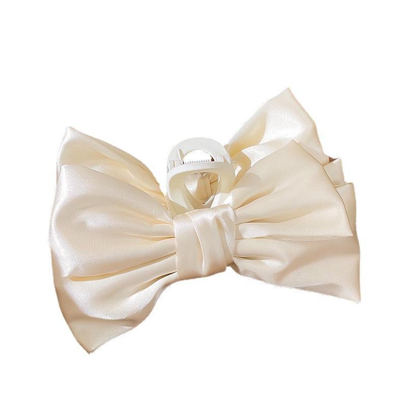 Бант-заколка ANbeauty для волосся 16 см Молочний (AN0103127) Бант-заколка ANbeauty для волосся 16 см Молочний (AN0103127)