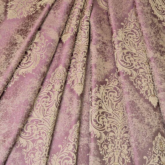 Ткань портьерная жаккардовая IDEIA Офелия V-3002 2,9 м Брусника (2200004082462)