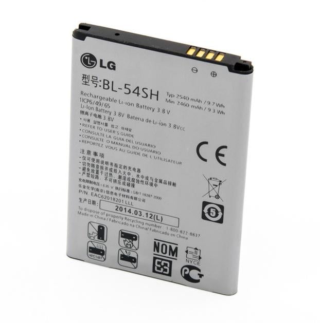 Аккумулятор BL-54SG для LG G2/G3s G3 Mini D722 D724/L90 D410 2610 mAh (000021798) Аккумулятор BL-54SG для LG G2/G3s G3 Mini D722 D724/L90 D410 2610 mAh (000021798)