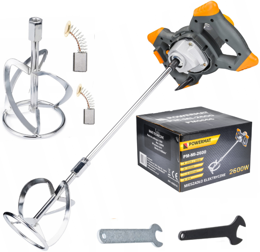 Міксер будівельний Powermat 2600 Вт/змішувач 120 мм - фото 8