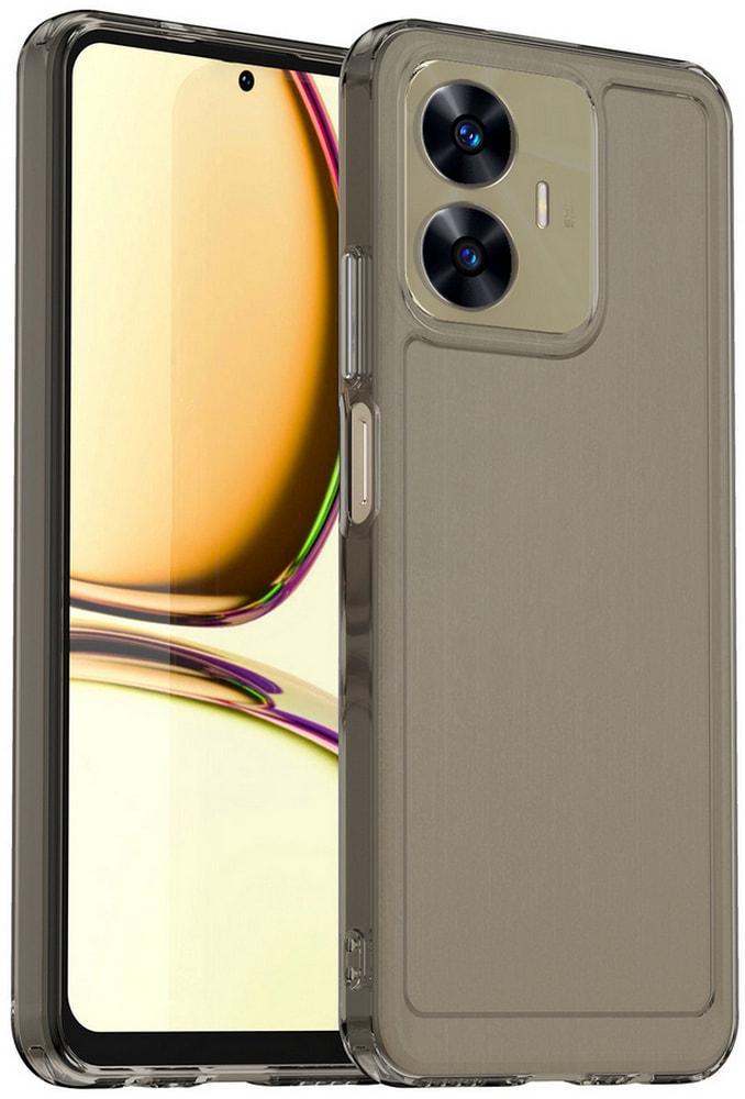 Силиконовый чехол Space Realme C55 (прозрачный) Grey (35373)