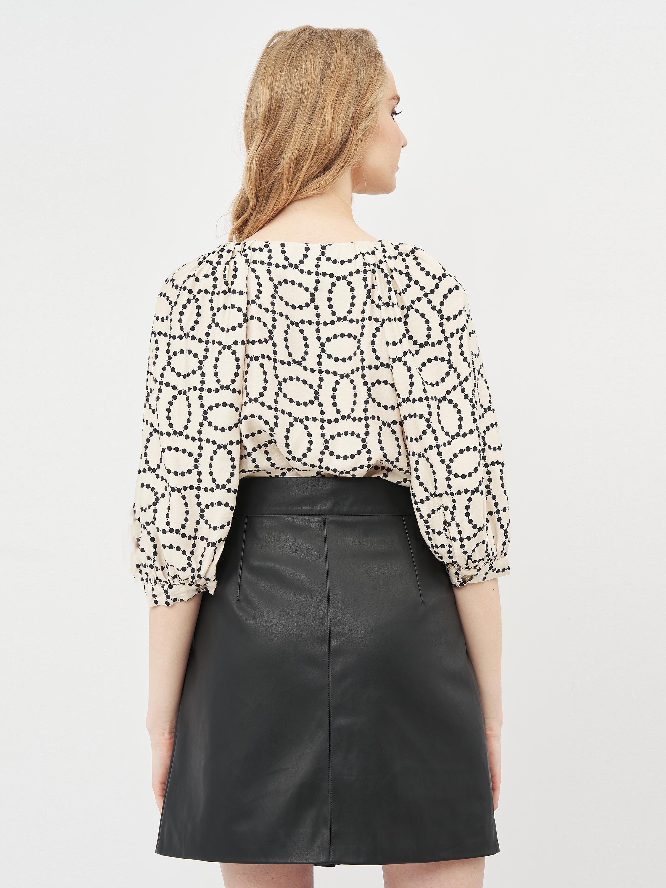 Блуза H&M Візерунок р. 38 Світло-бежевий (1603828470) - фото 2 Блуза H&M Візерунок р. 38 Світло-бежевий (1603828470) - фото 2