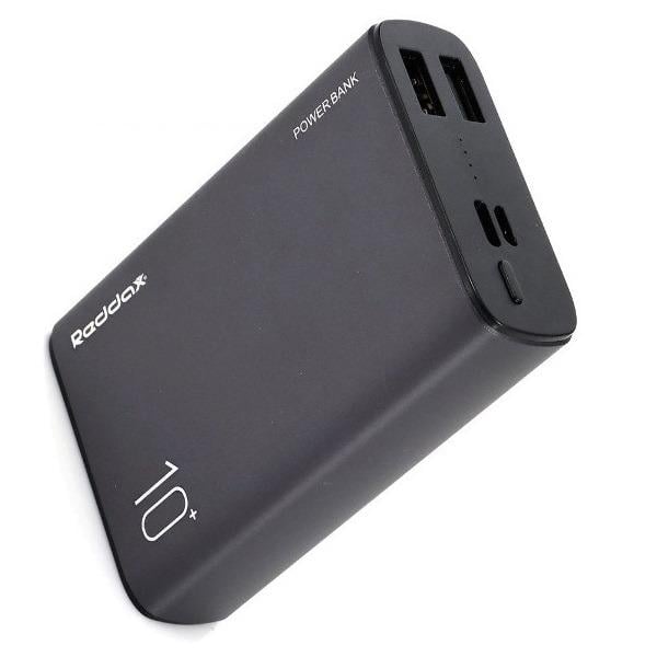 Внешний аккумулятор Xo REDDAX RDX-256 10000 MAH на 2 выхода Серый (28053vvk)