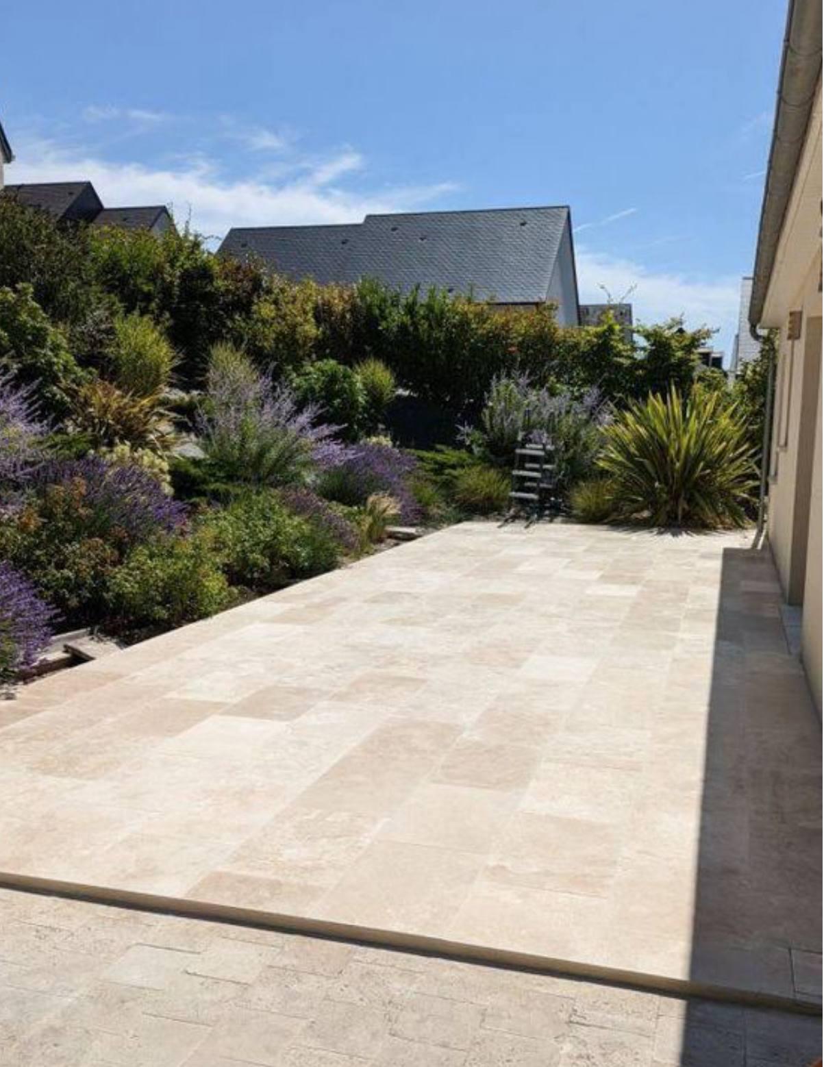 Травертин Кам'яний двір Light 30х60х2 см (020) - фото 3 Травертин Кам'яний двір Light 30х60х2 см (020) - фото 3