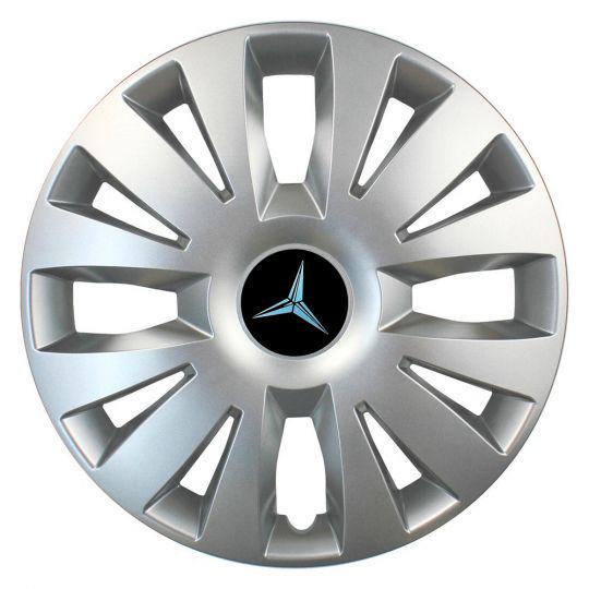 Автомобильные колпаки SKS 324 R15 с логотипом Mercedes 4 шт. Серебристый Автомобильные колпаки SKS 324 R15 с логотипом Mercedes 4 шт. Серебристый