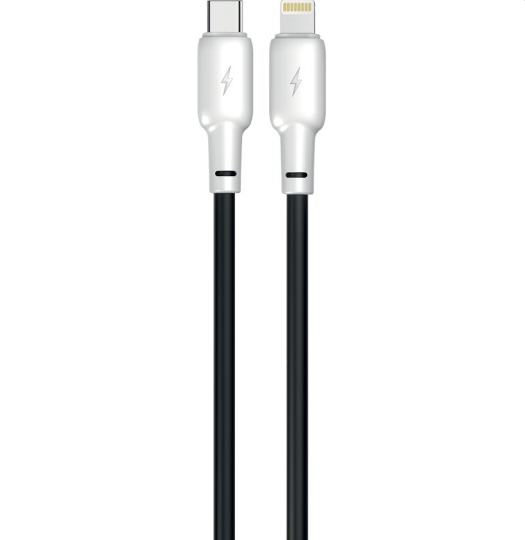 Кабель Gelius Full Silicon Cable Type-C to Lightning GP-UCN001CL 20W 1,2 м Black/White