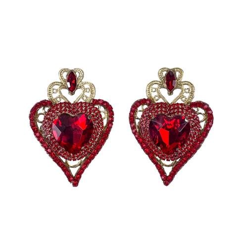 Серьги SETA Decor 26-549GL-RD Королева Сердец (26-549GL-RD)