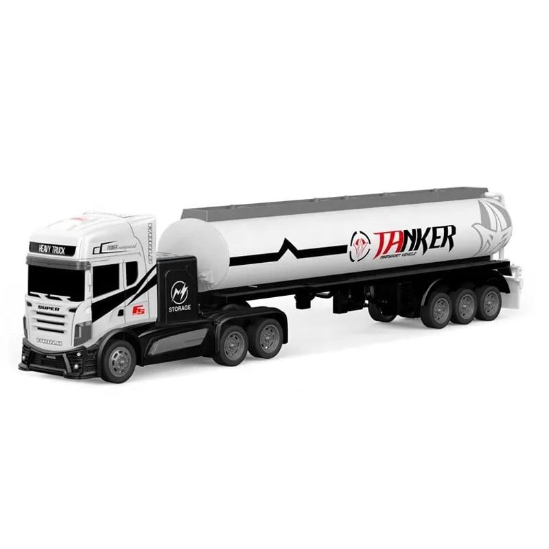 Игрушка Metr+ Фура на радиоуправлении с дорожными знаками 1:16 Белый (GM1960)