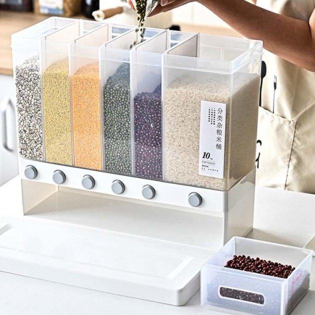 Органайзер для круп прямоугольный MA-2000 12 шт. (29-14-16161) - фото 5