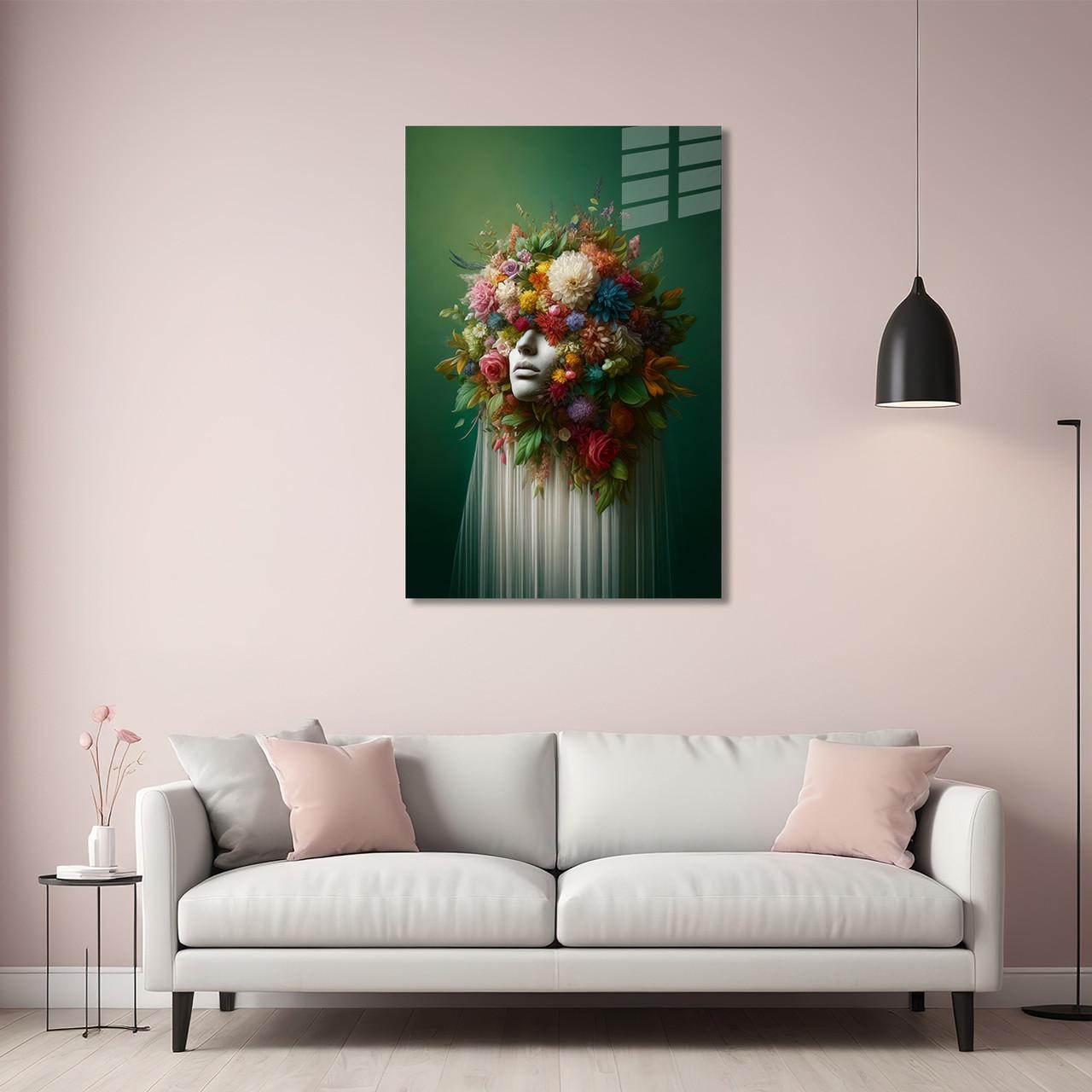 Картина на стекле NovellaPrint Цветочная фантазия 80х120 см (453.4) - фото 2