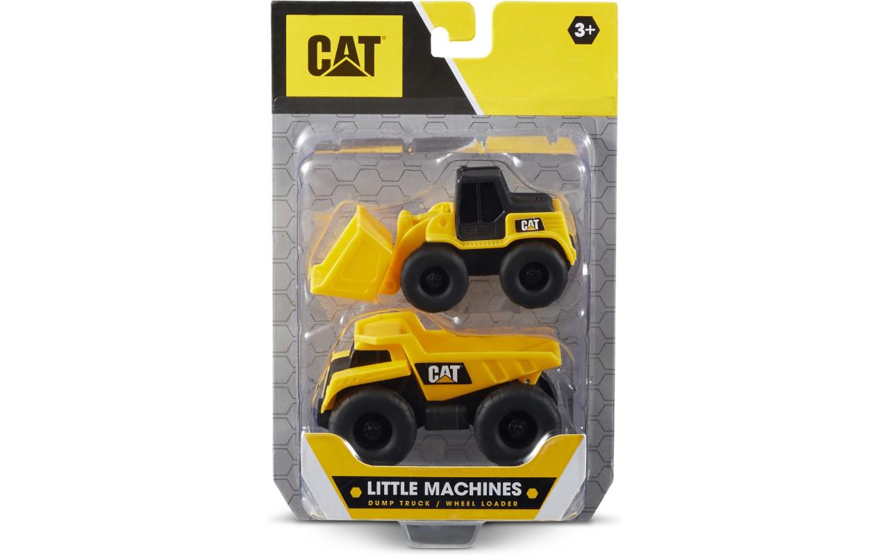 Мини-техника CAT в наборе Самосвал и Колесный погрузчик