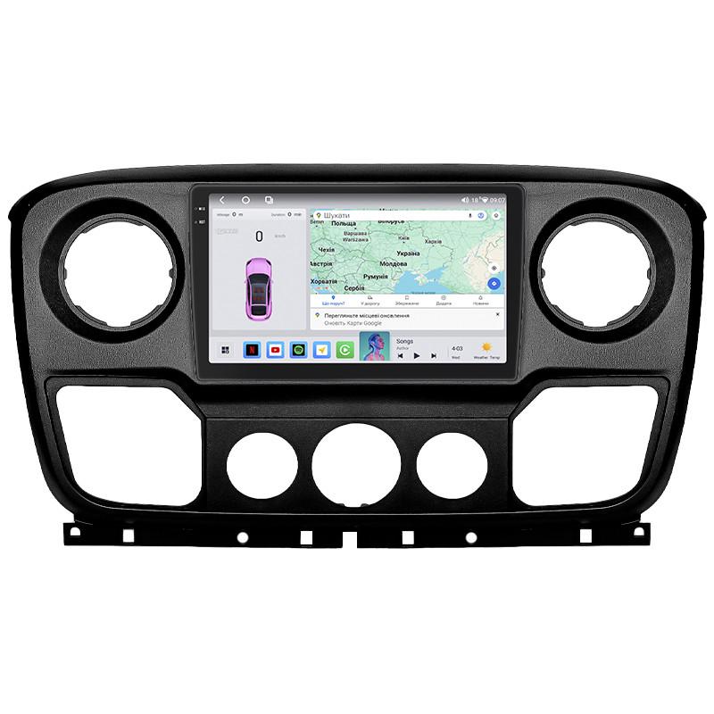 Автомагнитола штатная Lesko для Opel Movano B 2010-2019 4/64 QLED CarPlay 4G Wi-Fi GPS Prime 10" (25714098)