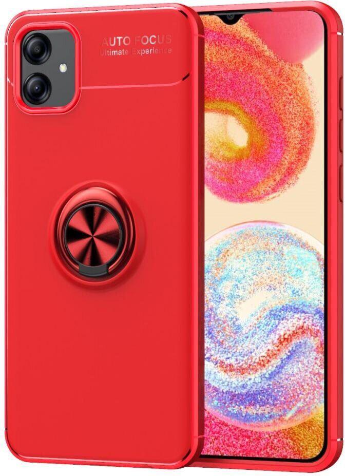 Чехол с кольцом Samsung Galaxy A04 A045 Autofocus Red (30766-2D)