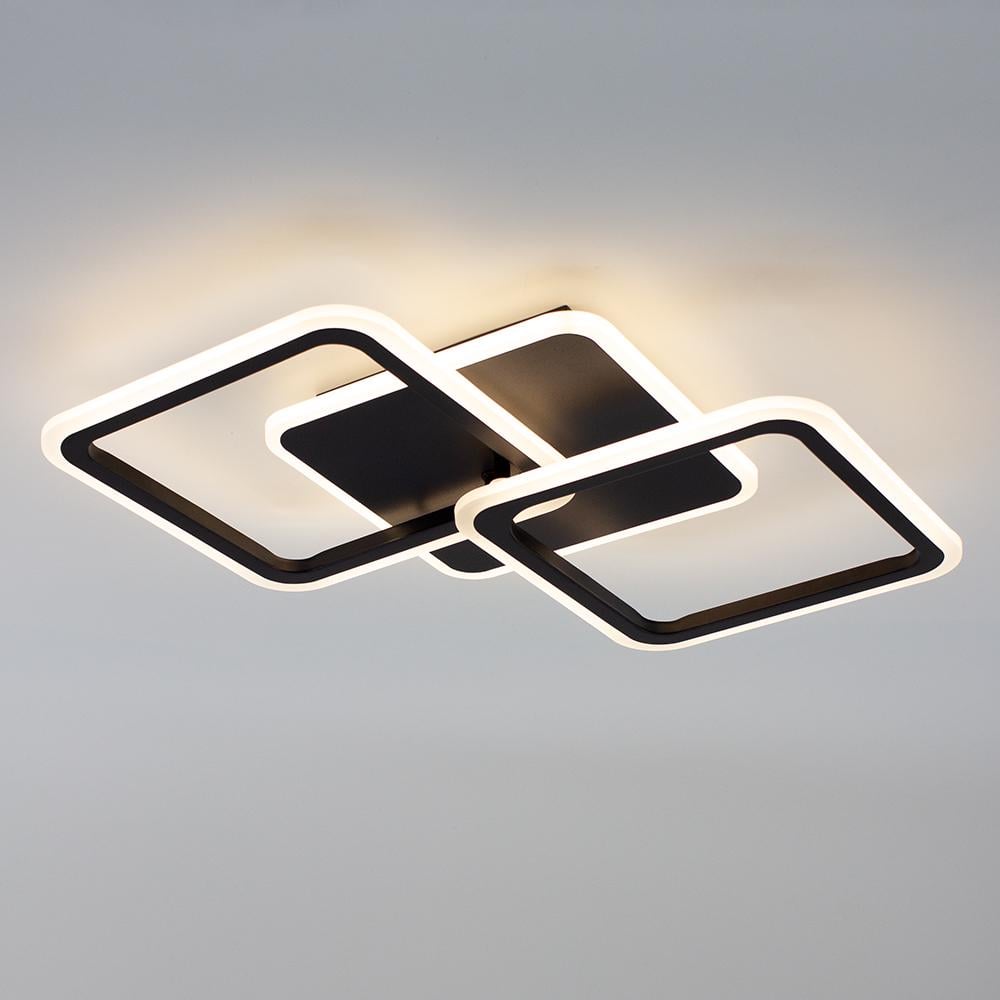 Люстра светодиодная MOKA 3S 62 Вт 550x310x72 мм Черный - фото 1 Люстра светодиодная MOKA 3S 62 Вт 550x310x72 мм Черный - фото 1