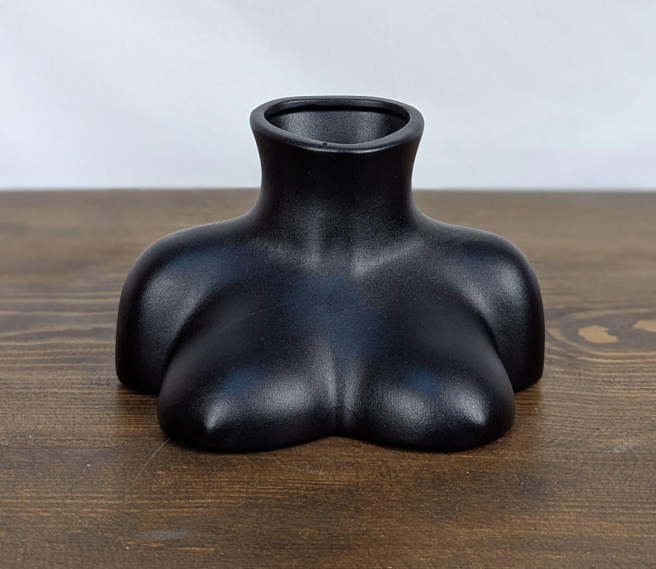 Ваза Nana Ceramics муар 12 см Черный