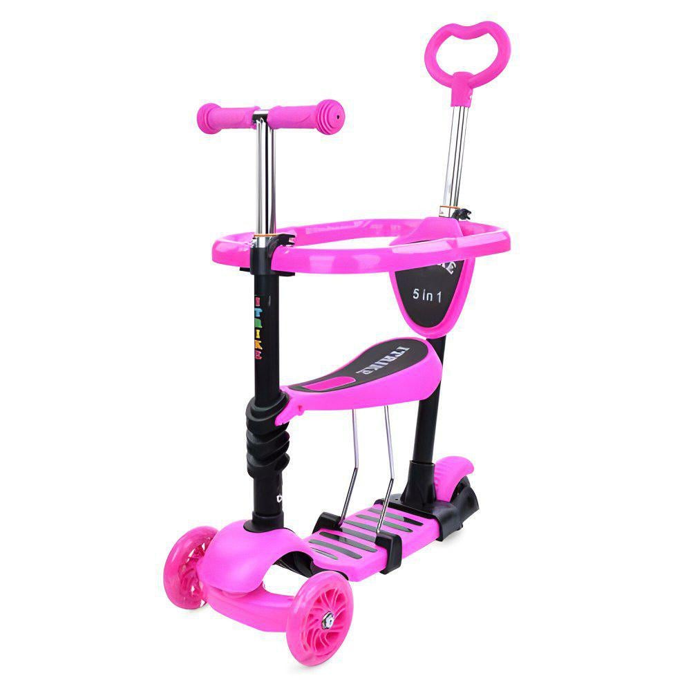 Самокат JR 3-103-P 5в1 Розовый