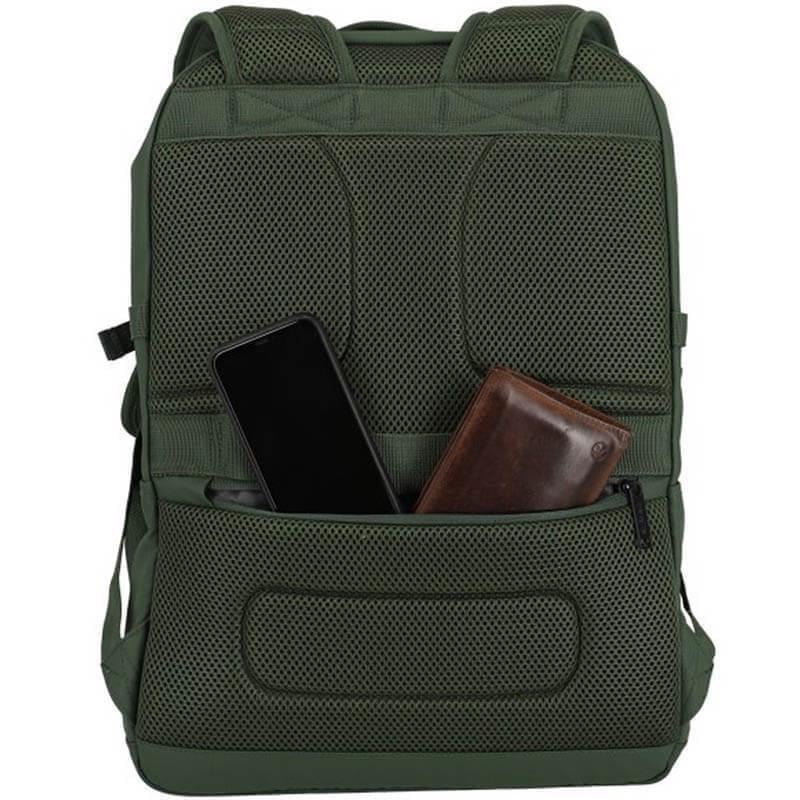 Городской рюкзак для ноутбука Travelite Basics 15,6" 28 л Olive Green (TL096305-86) - фото 4