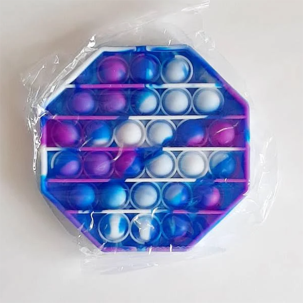 Кинетическая игрушка Pop It антистресс Разноцветный восьмиугольник (MS9696-4)