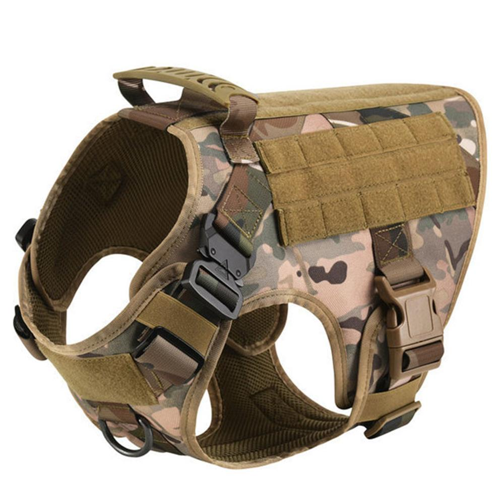 Шлейка для собак Tactical K9 металлическая пряжка фастекс и система Molle М Камуфляж (3047827242) Шлейка для собак Tactical K9 металлическая пряжка фастекс и система Molle М Камуфляж (3047827242)