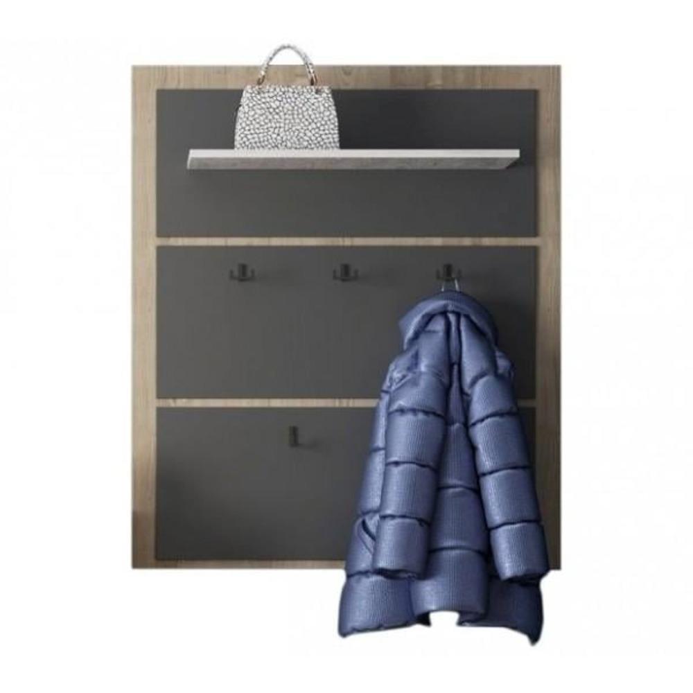 Вешалка Світ меблів Рио 950х232х1150 мм ДСП Дуб артизан/Антрацитовый - фото 2 Вешалка Світ меблів Рио 950х232х1150 мм ДСП Дуб артизан/Антрацитовый - фото 2