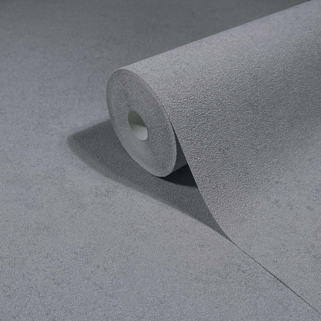 Обои флизелиновые Marburg Loft Essense 36215 винил горячего тиснения 1,06х10,05 м Серый