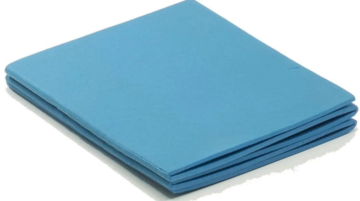 Килимок спортивний складаний Toorx Foldable 5-section 175x50x0,8 см Azzurro (MAT-175) - фото 2