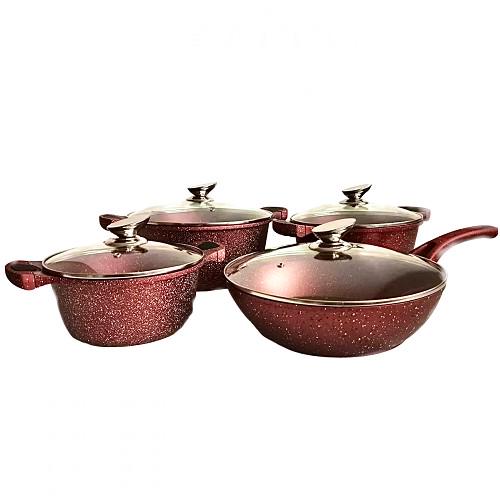 Набор посуды с гранитным покрытием Benson BN-334 8 пр. (BN-334)