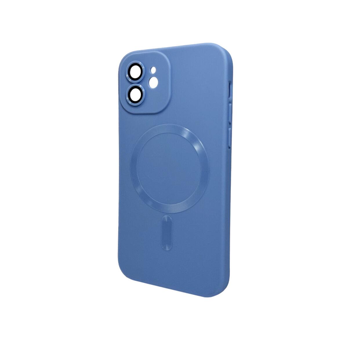Противоударный чехол для Apple iPhone 12 Cosmic Frame MagSafe Color / Sierra Blue