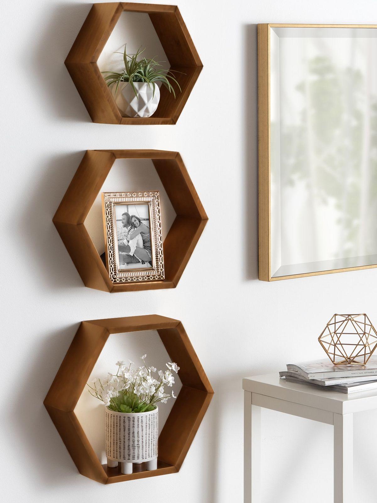 Полочка шестиугольная 23х20х15 см (22918369) - фото 3