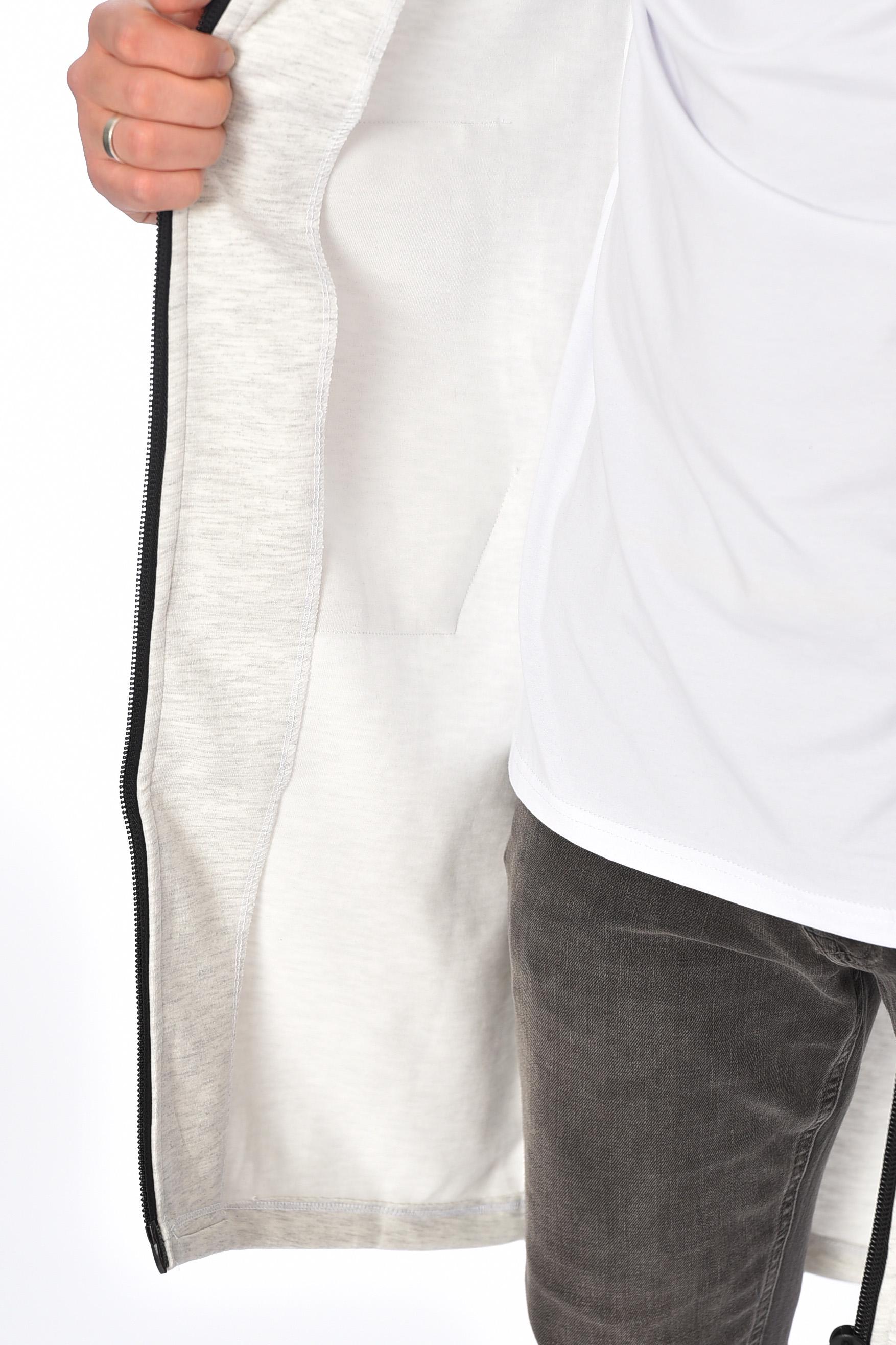 Кардиган мужской удлиненный 2XL Серый (195076) - фото 4