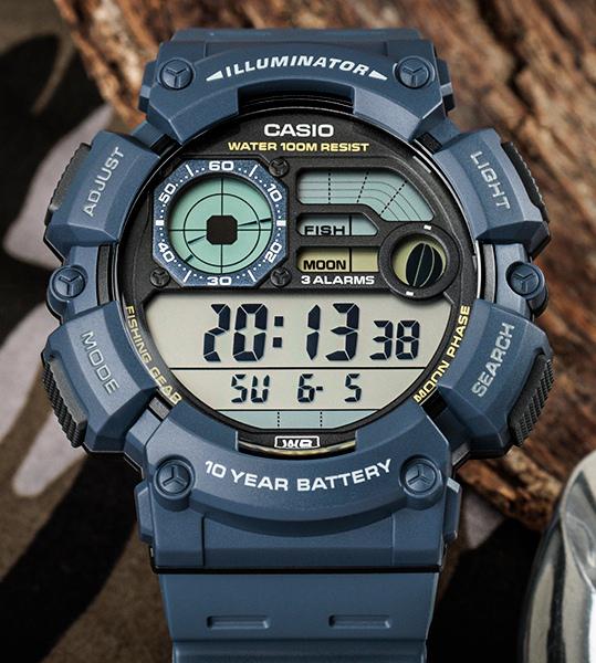 Наручний годинник чоловічий Casio WS-1500H-2AVEF (409871) - фото 2 Наручний годинник чоловічий Casio WS-1500H-2AVEF (409871) - фото 2