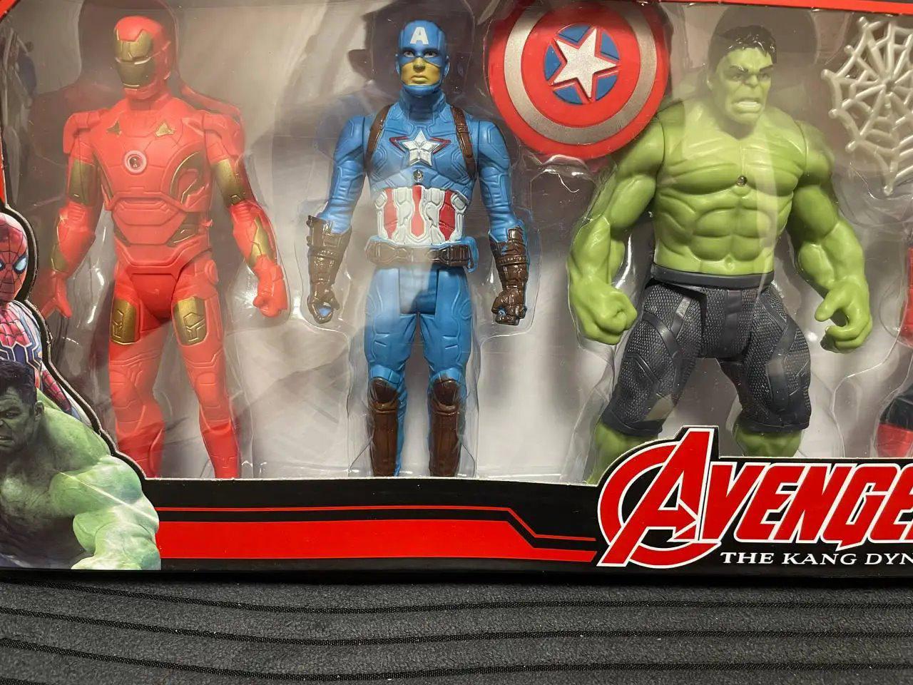 ᐉ Набор фигурок Marvel Железный человек/Капитан Америка/Халк