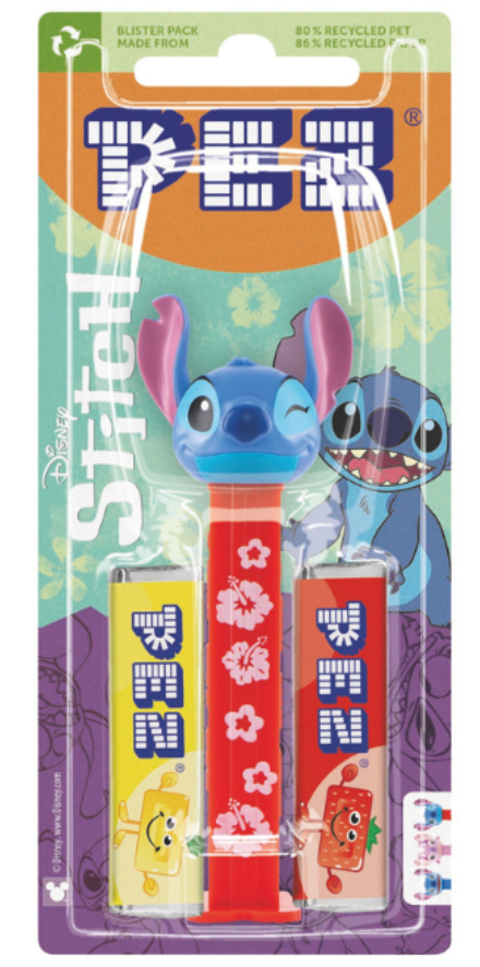 Диспенсер с конфетами Pez Lilo and Stitch Aloha Stitch 17 г (2559957444)