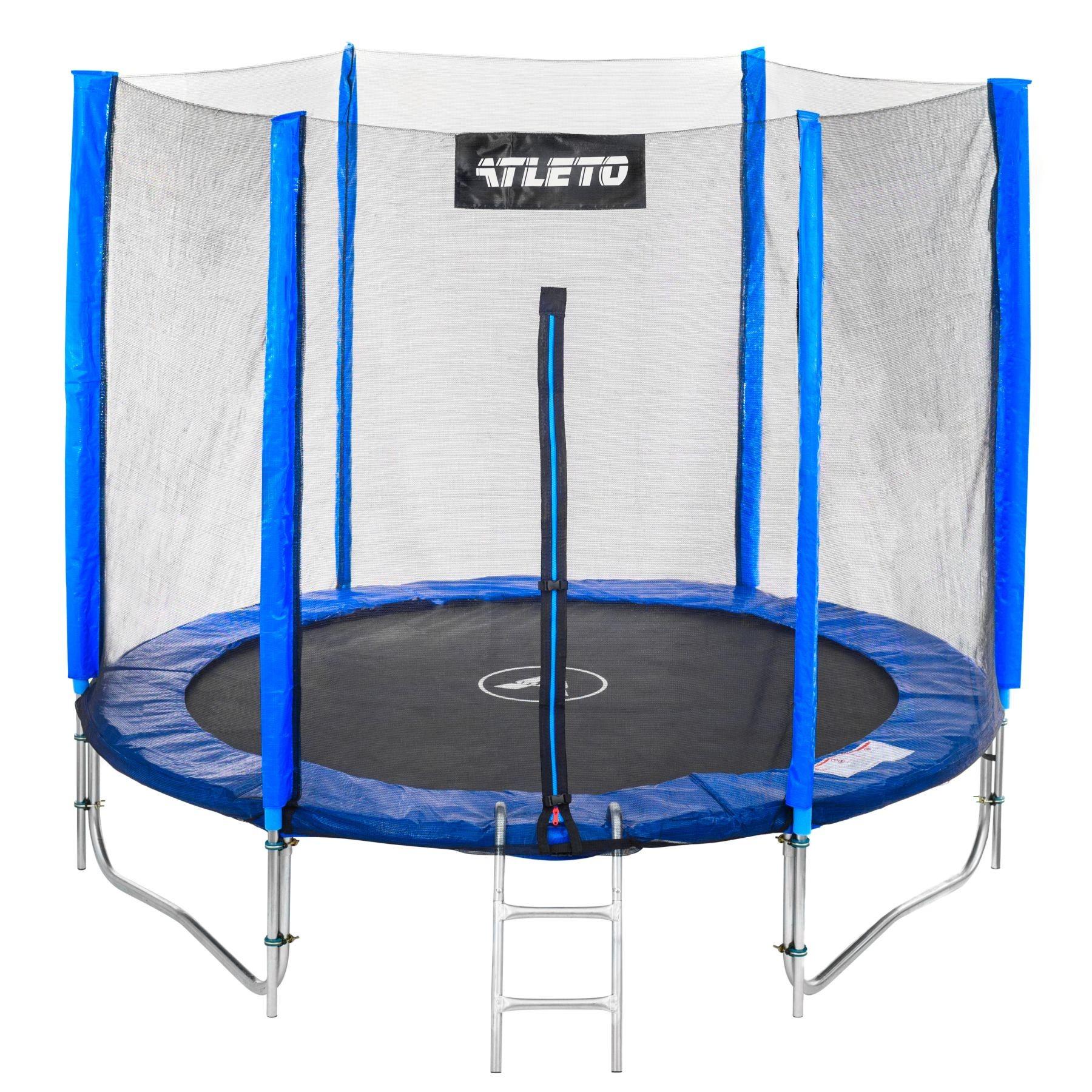 Батут с сеткой см. Батут Atleto 252 см. Каркасный батут NEOSPORT Pro 252 с внешней сеткой 252х252х201 см. Батут 183 см с защитной сеткой до 100 кг. Батут 183 см с защитной сеткой.