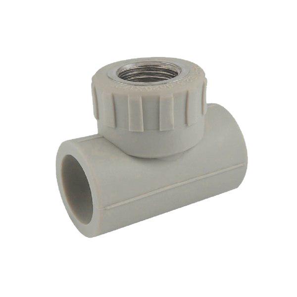 Тройник PP-R SANTAN 25х3/4"х25 с внутренней резьбой латунь