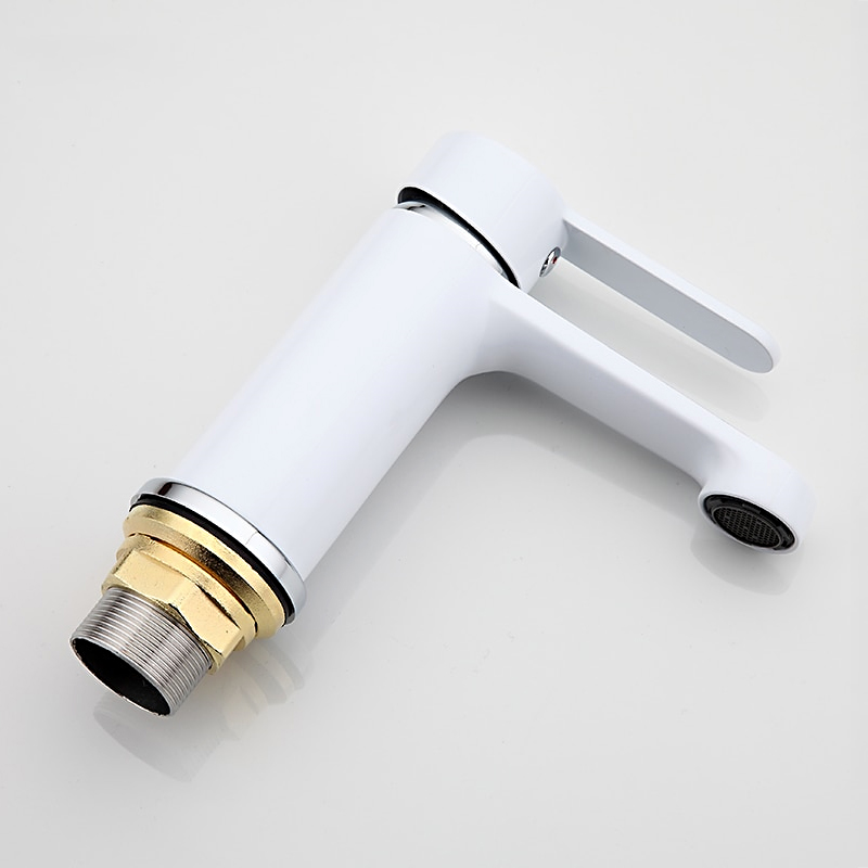 Смеситель для умывальника Frap F1041 Белый/Хром (1033657) - фото 5