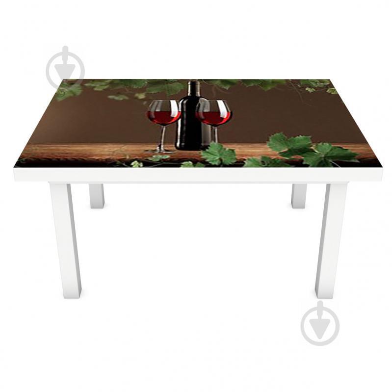 Наклейка виниловая на стол Zatarga  "Виноград в корзине" 650х1200 мм - фото 2