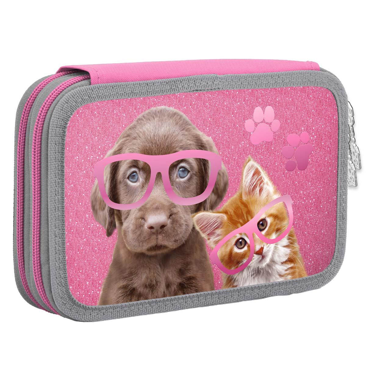 Пенал твердый 1Вересня НР-01 Keit Kimberlin двойной (532840)