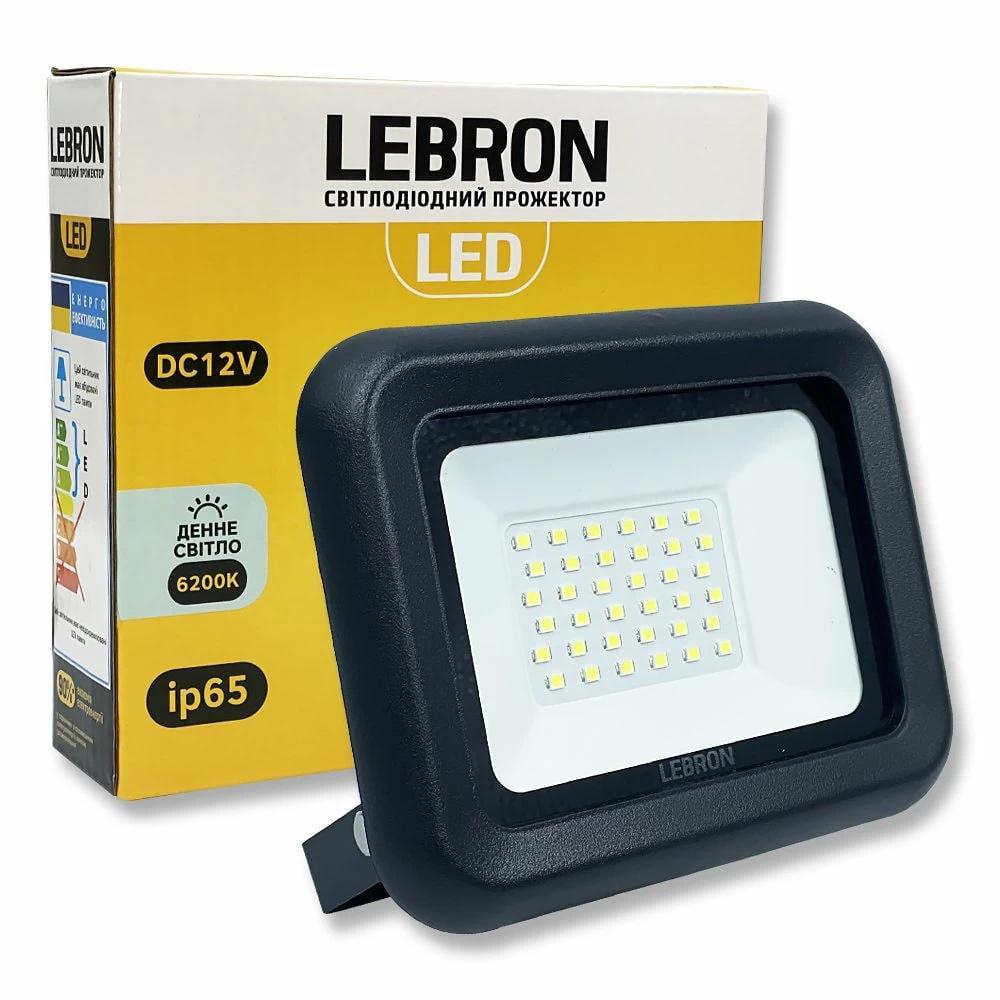 LED-прожектор Lebron L-LF 20W 6200K 1600 Lm DC12V (28688570)