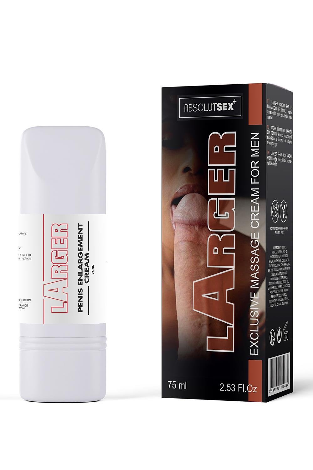 Крем для увеличения пениса Ruf LARGER 75 мл - фото 3 Крем для увеличения пениса Ruf LARGER 75 мл - фото 3