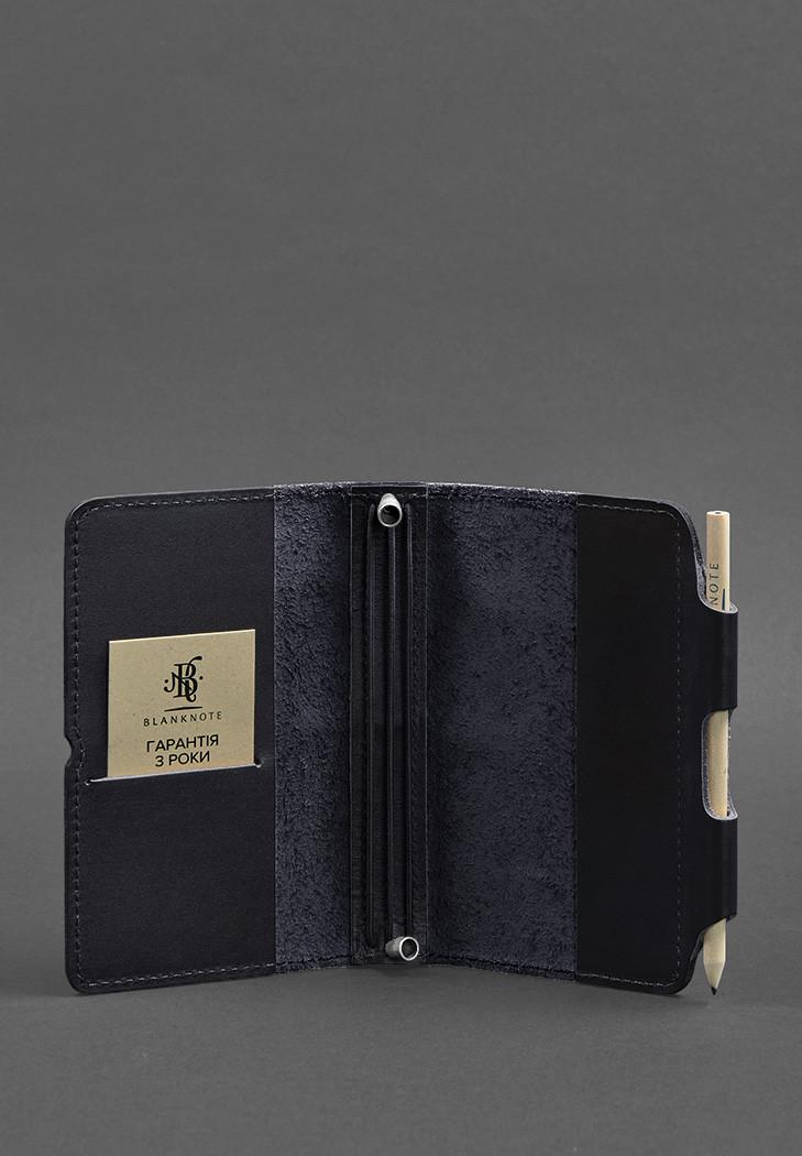 Блокнот шкіряний Софт-бук 3.0 Краст Синій (A-026956) - фото 3