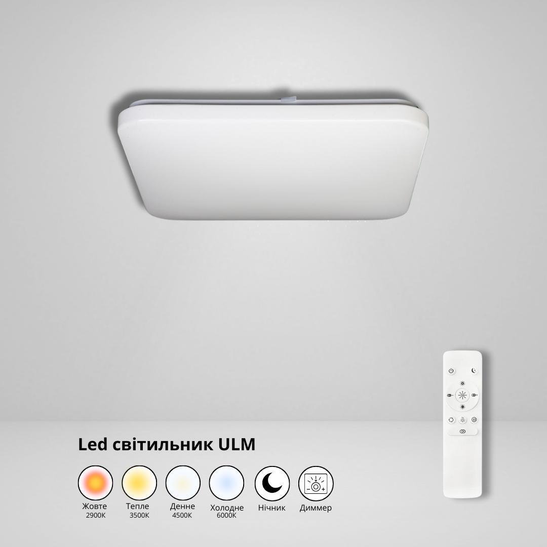 Світильник накладний ULM-1208 Smart LED 90W 400 мм з пультом ДК (15517-е) - фото 4