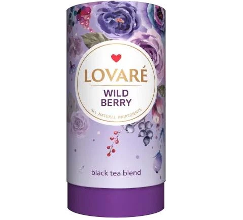 Чай Lovare Дикая ягода 80 г картонный тубус (lov1002)
