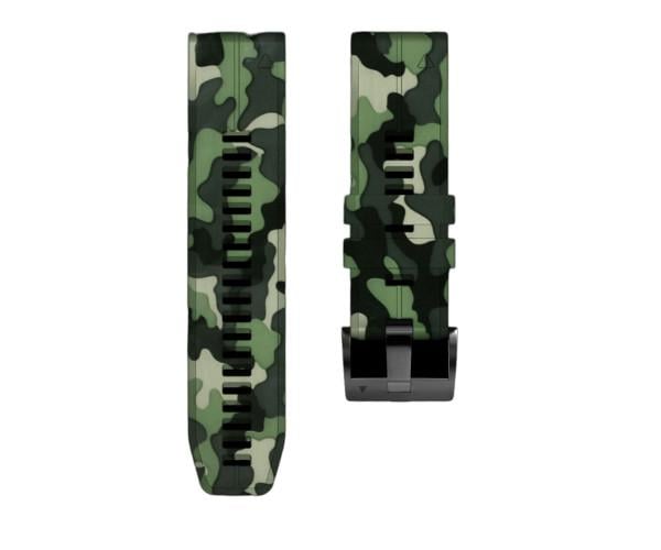 Ремешок Silicone Army для Garmin Fenix 7/7 Pro/6/6 Pro/Instinct 2/Solar 2 22 мм Зеленый