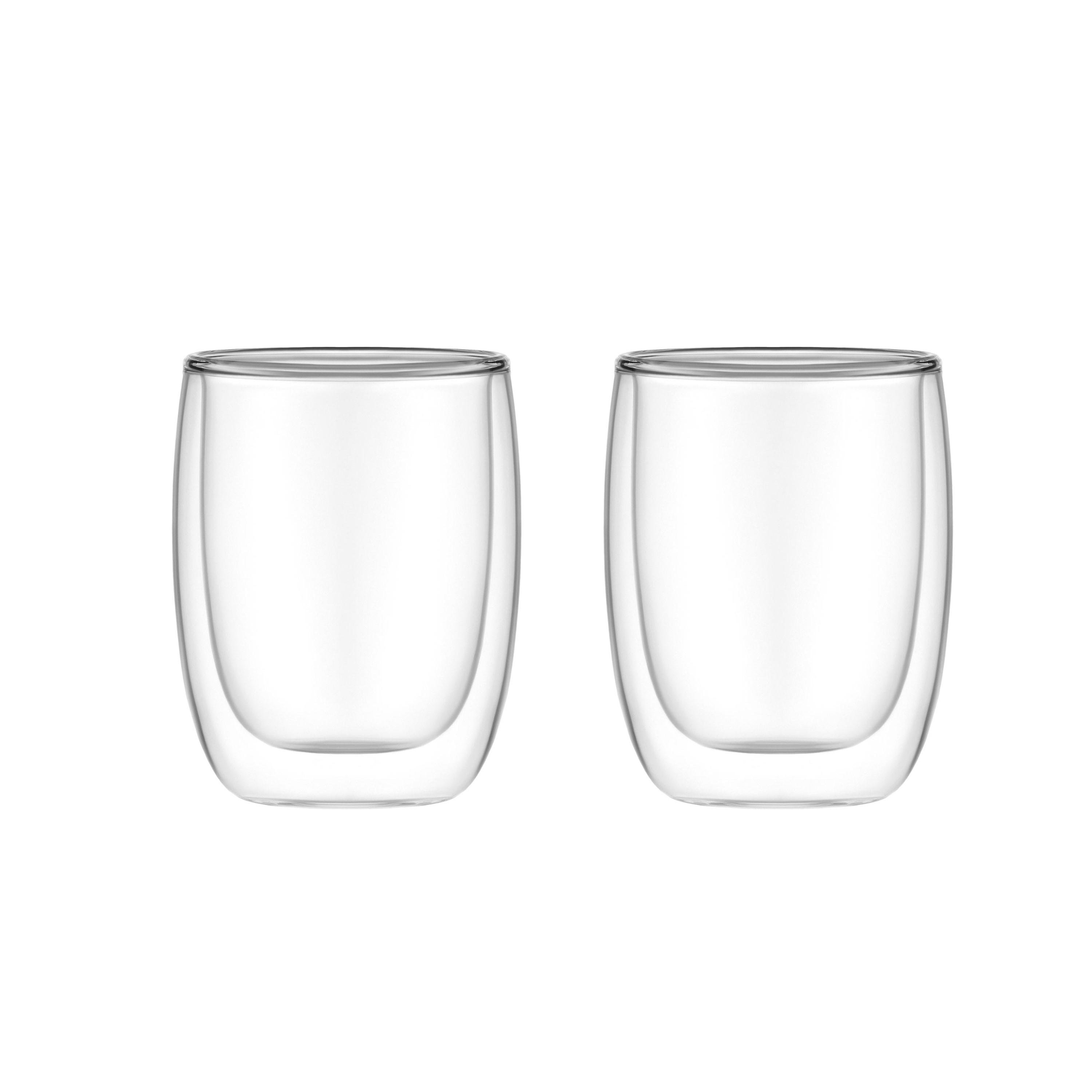 Набор чашек с двойными стенками Ardesto AR2635B 350 мл 2 шт. Прозрачный (94cb5b11)