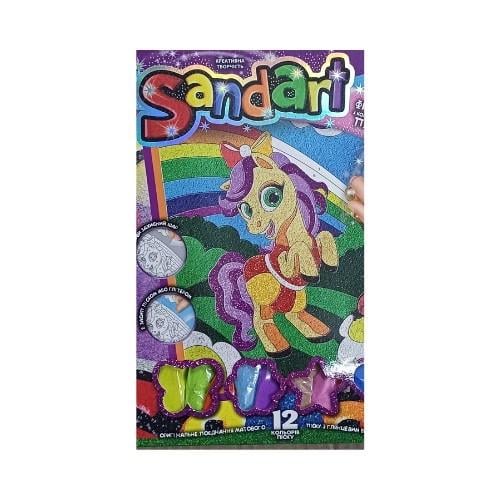 Фреска из песка Danko Toys Sand Art Пони с бантиком (SA-02-01U)