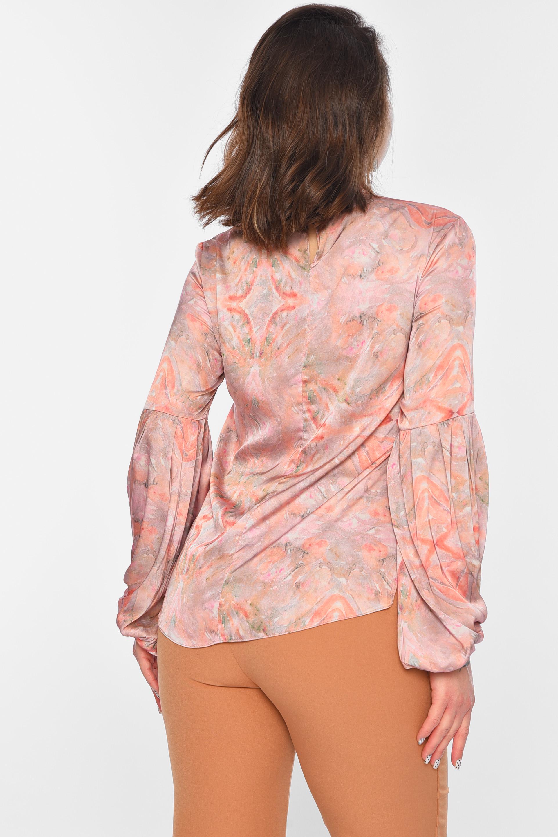 Блузка женская р. 42 Бежевый (196394) - фото 3 Блузка женская р. 42 Бежевый (196394) - фото 3