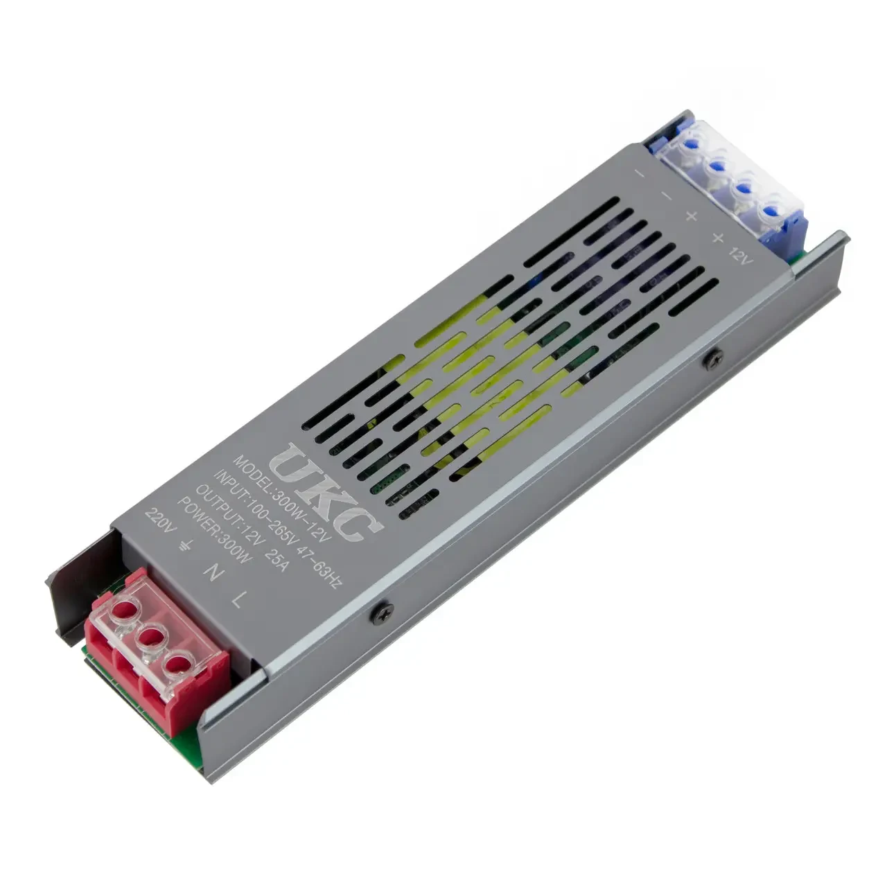 Блок живлення UKC для світлодіодних стрічок Long 12 V 25 A (9520) - фото 4