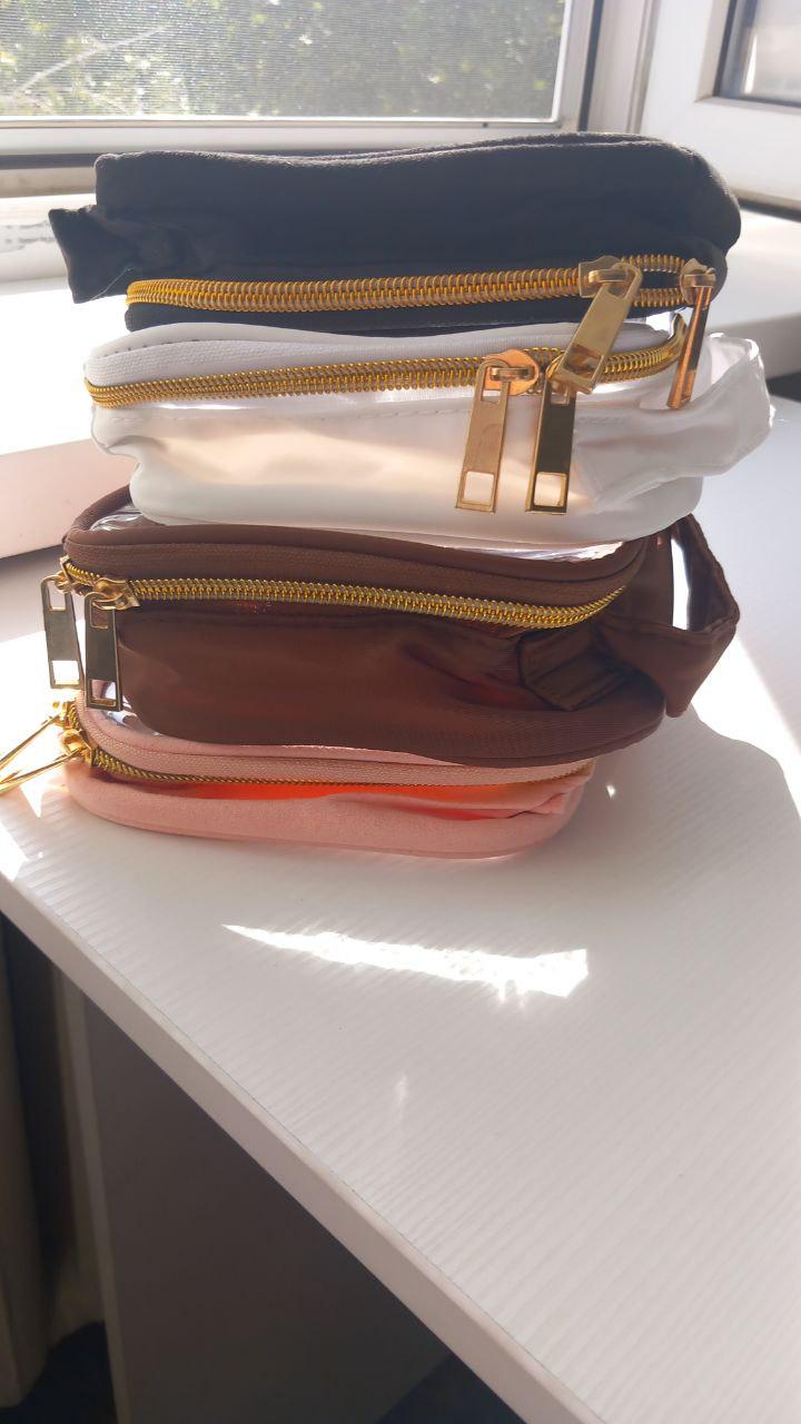 Косметичка прозрачная из ткани 21х15х5 см Белый - фото 3 Косметичка прозрачная из ткани 21х15х5 см Белый - фото 3